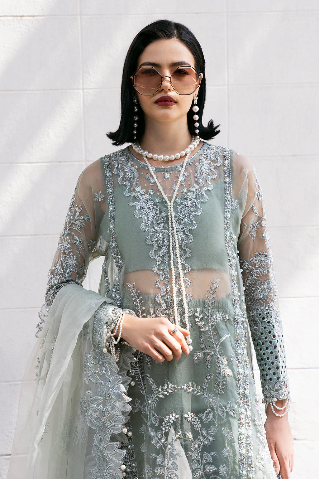 Fleurie By Meeral Unstitched 3 Piece Formals Collection'2025-Anya