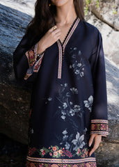 Oasis by Meerak Stitched 2 Piece Silk Lawn Kaftan-KF - 03