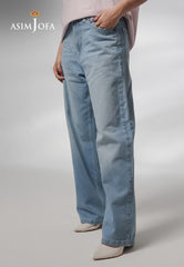 Western Urban Edit By Asim Jofa Denim Jeans Suit-AJWDE-03
