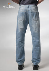 Western Urban Edit By Asim Jofa Denim Jeans Suit-AJMDE-06