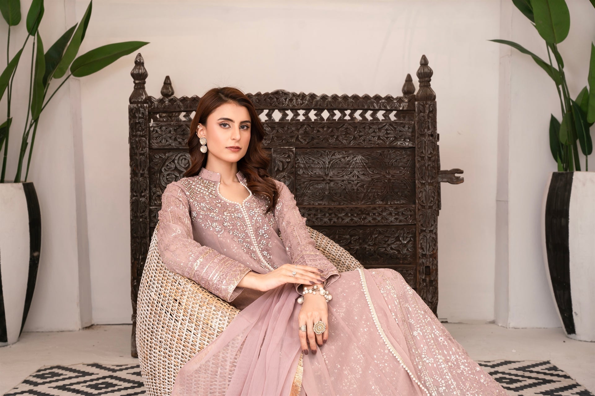 Manahils Stitched Formals Sw 04-Lilac