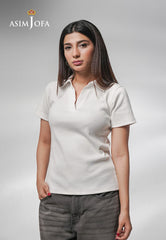 Western Urban Edit By Asim Jofa T-Shirt Suit-AJWKT-03