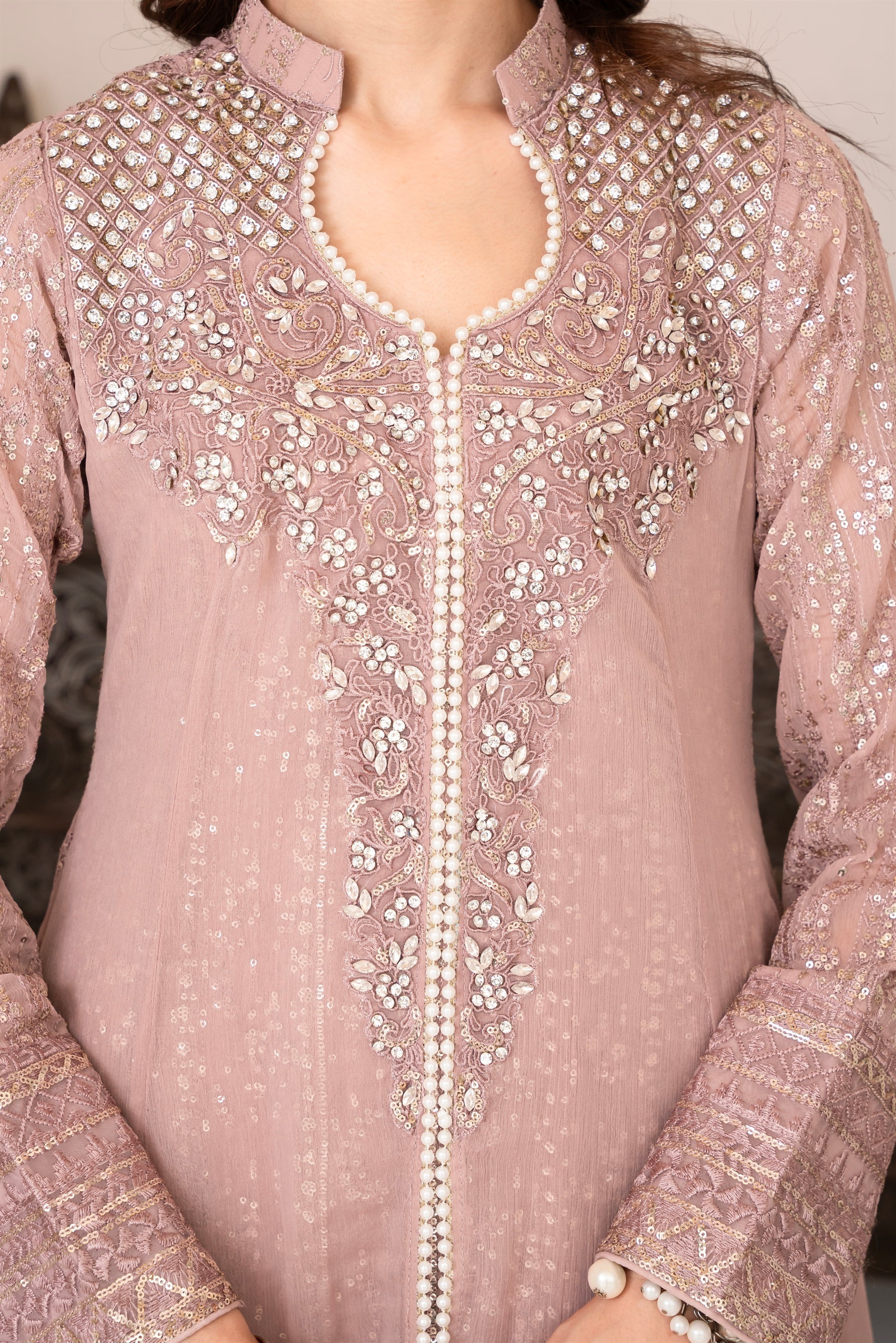 Manahils Stitched Formals Sw 04-Lilac