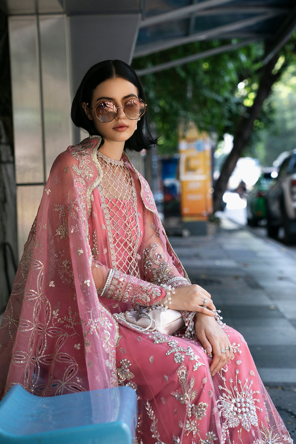Fleurie By Meeral Unstitched 3 Piece Formals Collection'2025-Sandy