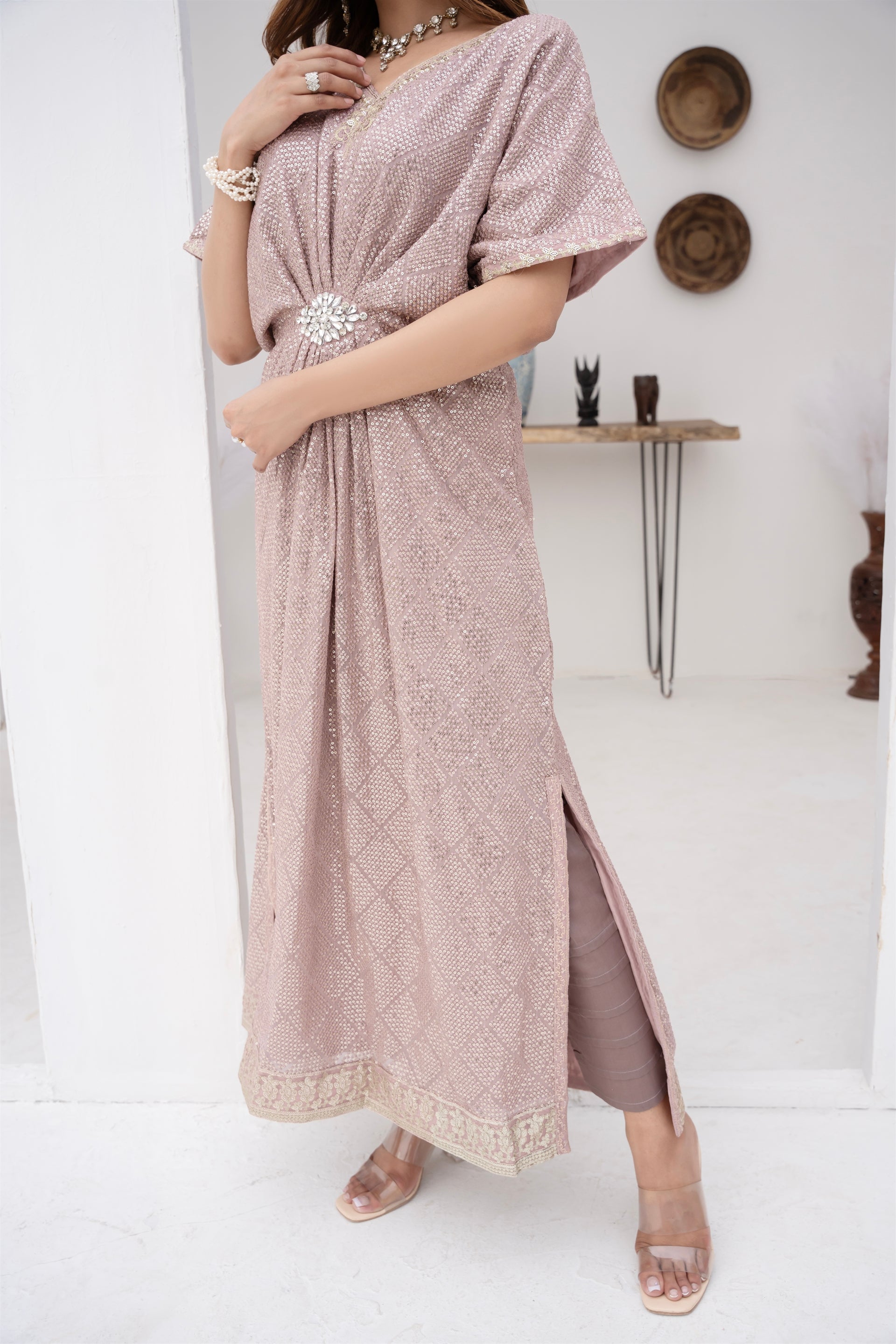 Manahils Stitched Formals Wa 03-Lilac