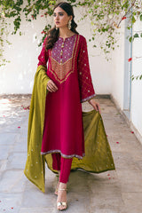 Zaaviay Stitched Eid Edit Collection Leya (Three Piece)
