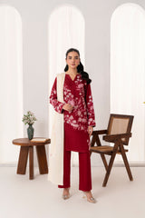 Feathers Unstitched Winter Arrivals Suit-CRYONE-FT552