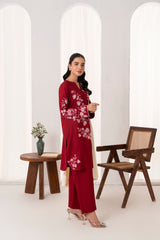 Feathers Unstitched Winter Arrivals Suit-CRYONE-FT552