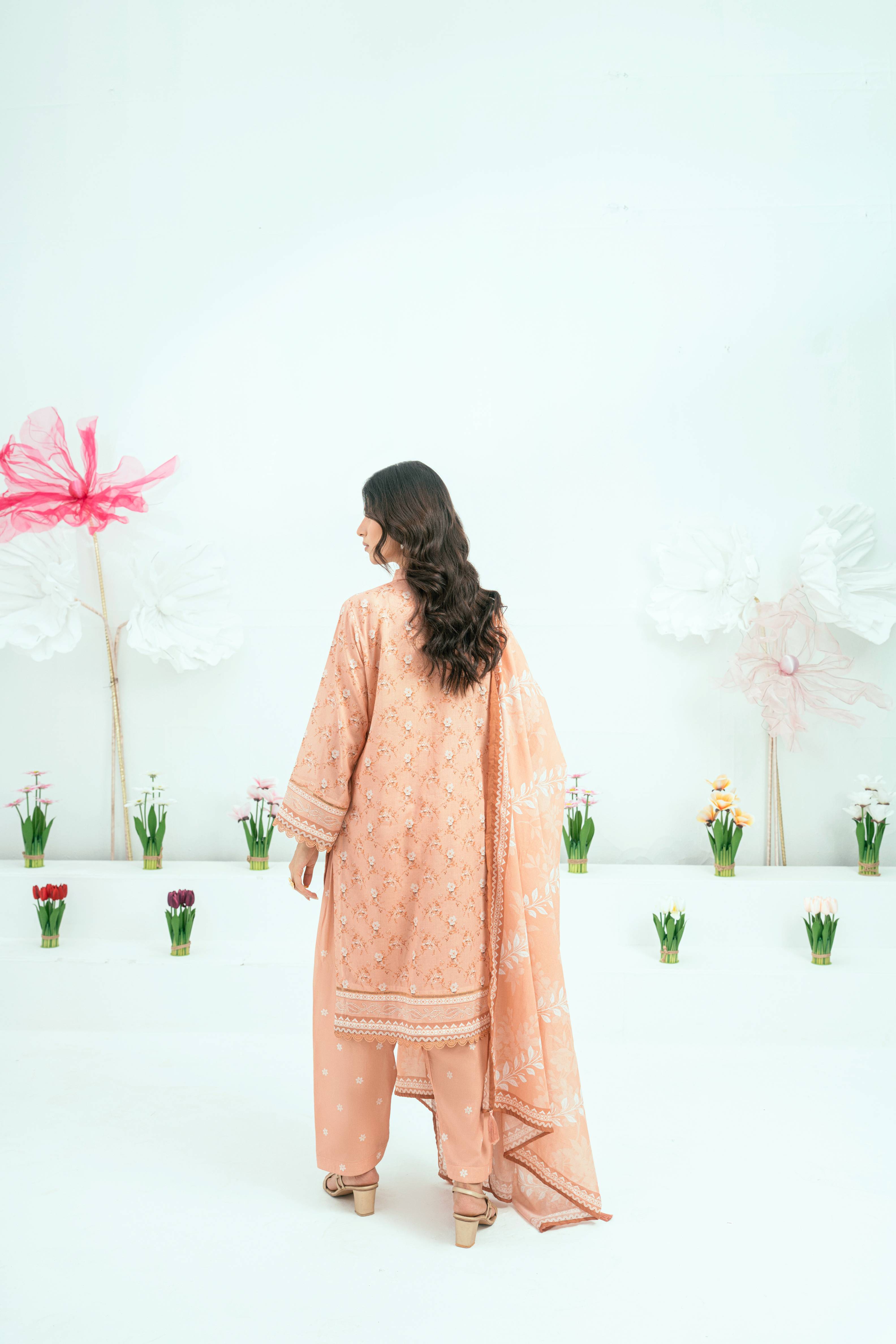 Amal Unstitched 3 Piece Printed Lawn Collection