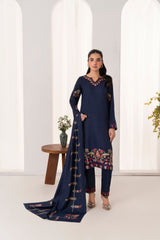 Feathers Unstitched Winter Arrivals Suit-VELREN-FT545