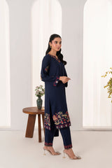 Feathers Unstitched Winter Arrivals Suit-VELREN-FT545