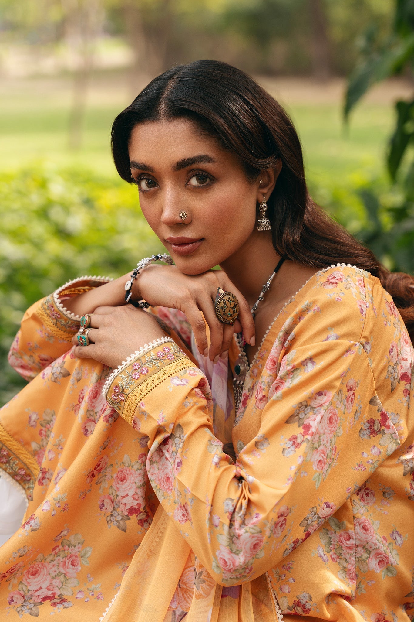 Bloom By Mannat Clothing Stitched Collection-Honey