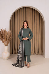 Feathers Unstitched Winter Arrivals Suit-ZYRELLE-FT594