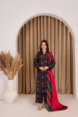 Feathers Unstitched Winter Arrivals Suit-ONYROS-FT597
