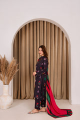 Feathers Unstitched Winter Arrivals Suit-ONYROS-FT597