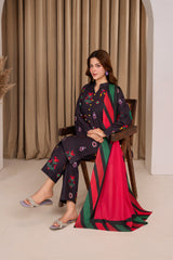 Feathers Unstitched Winter Arrivals Suit-ONYROS-FT597