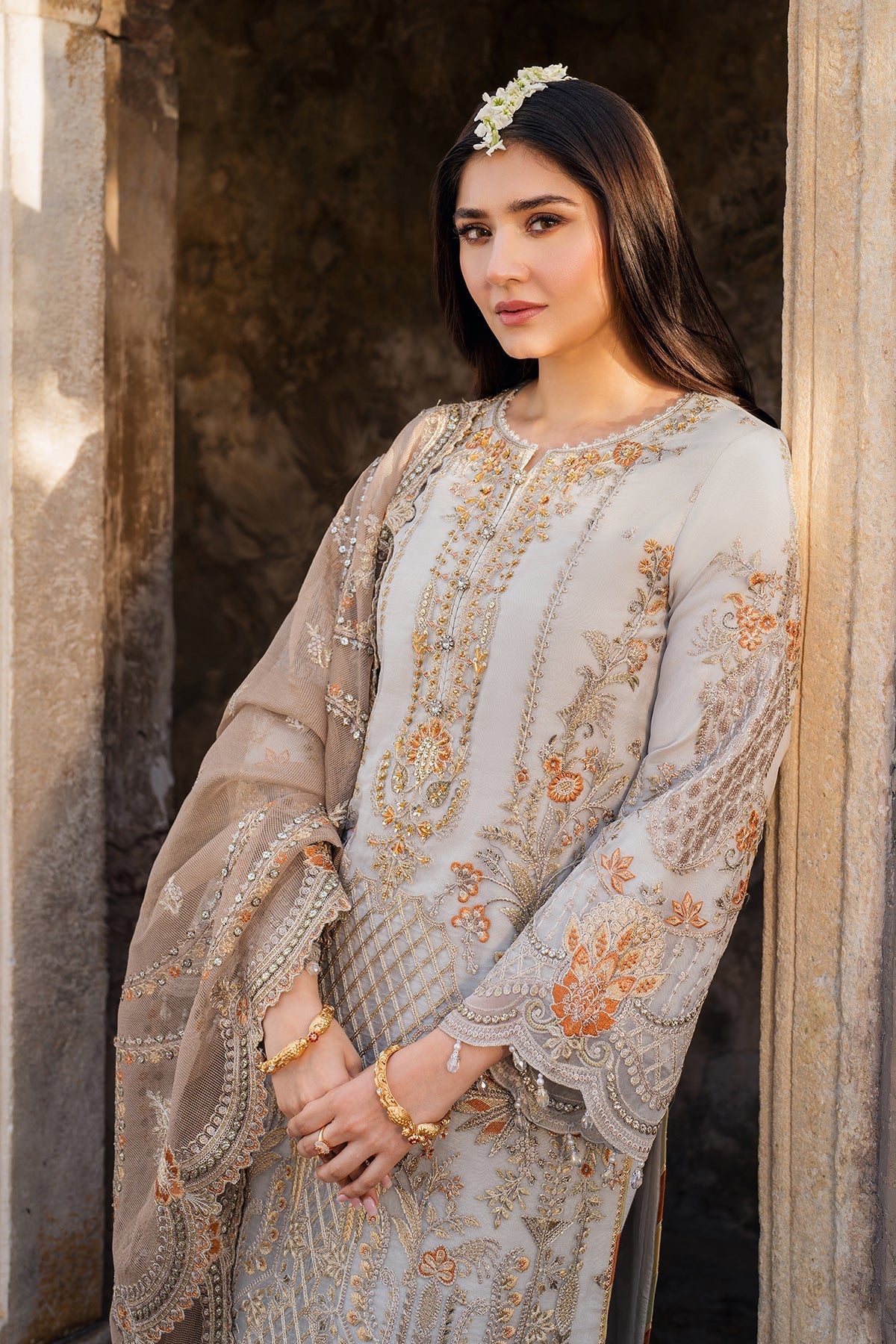 Meeras By Imrozia Serene Unstitched 3 Piece Luxury Formals Collection'2025-I-224 MUSHK