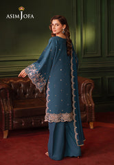 Asim Jofa Premium Festive Ajpf-10 Embroidered Silk 3 Pcs