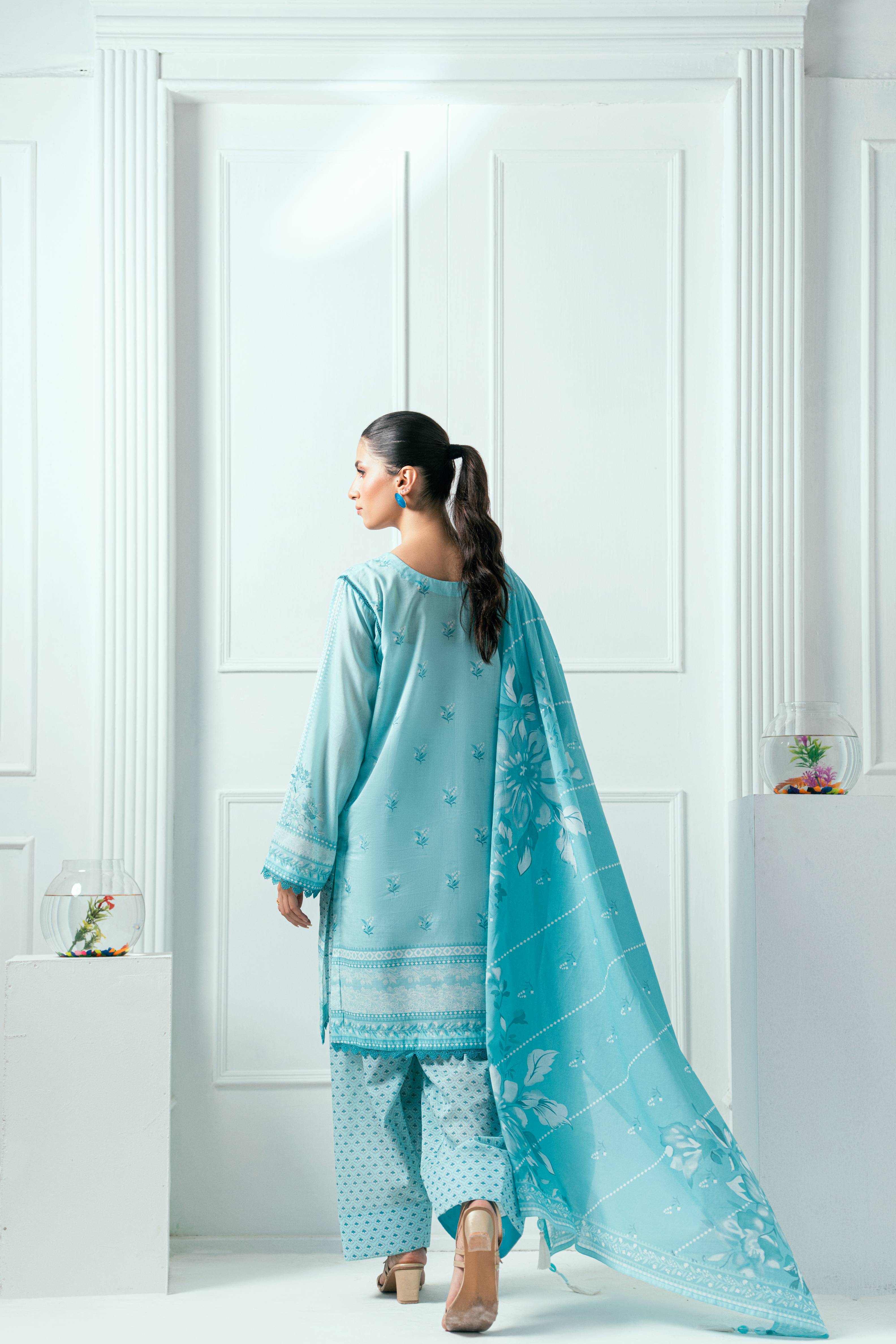 Amal Unstitched 3 Piece Printed Lawn Collection