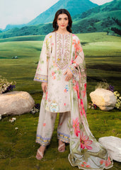 Meerak Stitched 3 Piece Emb Lawn Suit-Blooming