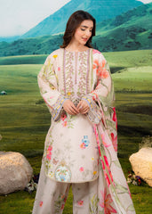 Meerak Stitched 3 Piece Emb Lawn Suit-Blooming