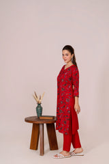 Feathers Unstitched Winter Arrivals Suit-MERLIS-FT602