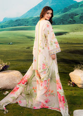 Meerak Stitched 3 Piece Emb Lawn Suit-Blooming