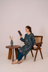 Feathers Unstitched Winter Arrivals Suit-ISLYN-FT601