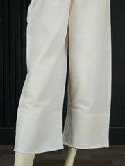 Deck Up Khaddar Culottes - White