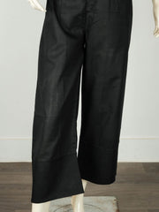 Deck Up Khaddar Culottes - Black