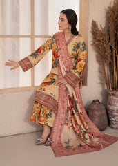 Meerak Stitched 3 Piece Khaddar Suit-D-201