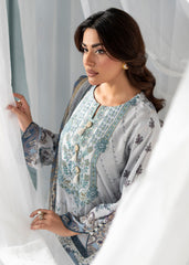 Meerak Unstitiched 3 Piece Winter Collection'2026-Sky Blossom
