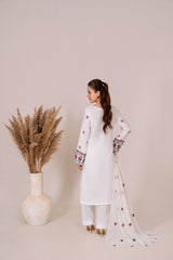 Feathers Unstitched Winter Arrivals Suit-ORVEN-FT608