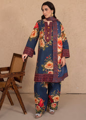 Meerak Stitched 3 Piece Khaddar Suit-D-205