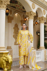 Rang E Gulposh Stitched 3 Piece Lawn Collection'2025RNG-1209