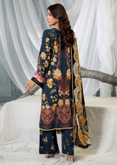 Meerak Unstitiched 3 Piece Winter Collection'2026-Navy Charm