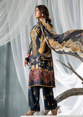 Meerak Unstitiched 3 Piece Winter Collection'2026-Navy Charm