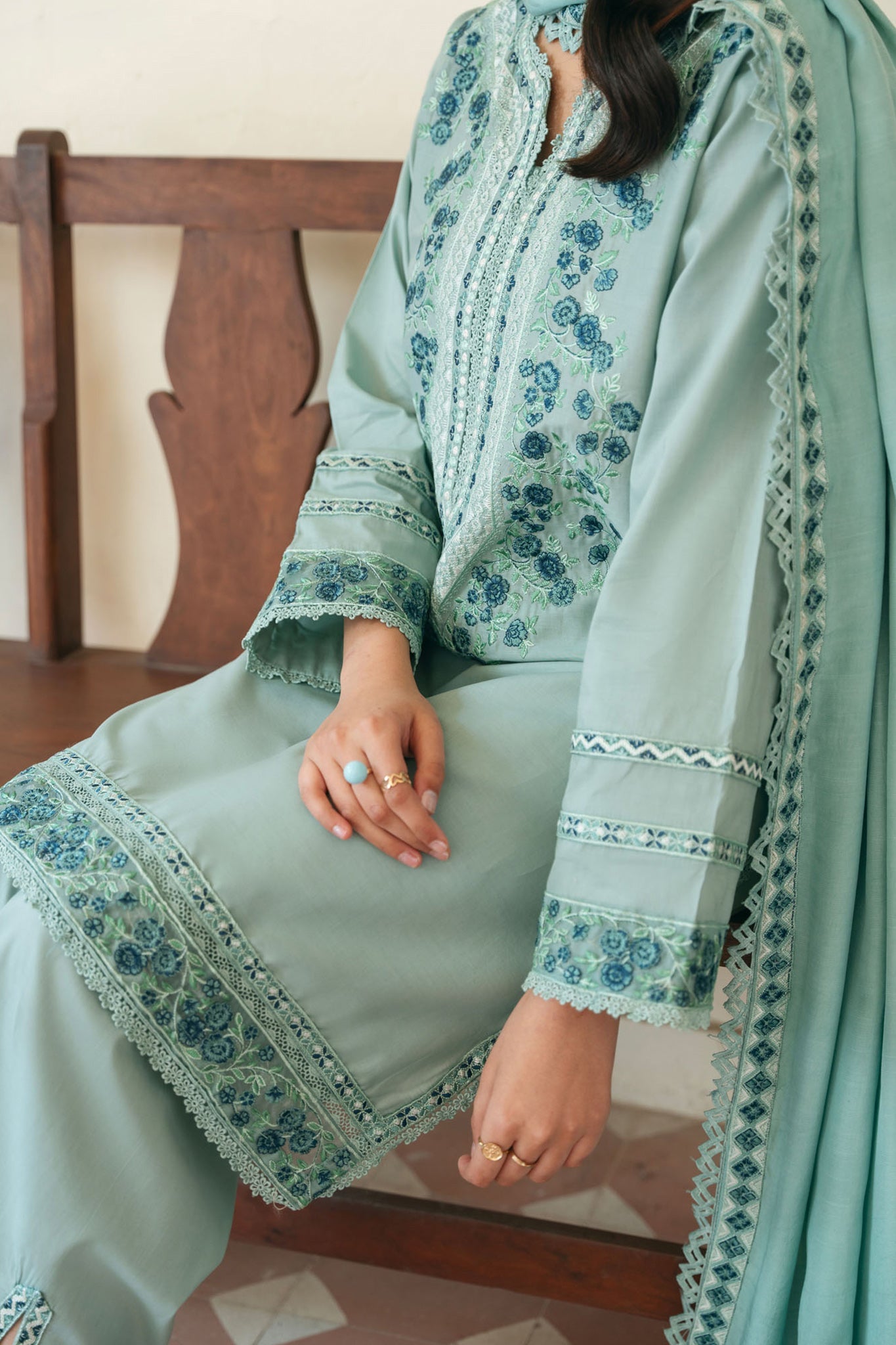 Spring Edit'25 By Mannat Clothing Stitched Collection-Amalia