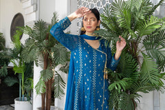 Manahils Stitched Formals Kurti 099