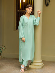 Tng By Md Solid Co Ords Collection-Saath Ice Green