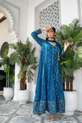 Manahils Stitched Formals Kurti 099