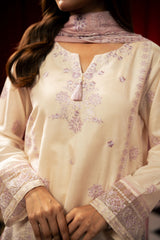 Freesia By Zouj 3 Piece Festive Edit-Lavender Luxe