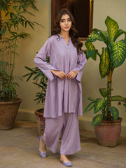 Tng By Md Solid Co Ords Collection-Qalam Lilac