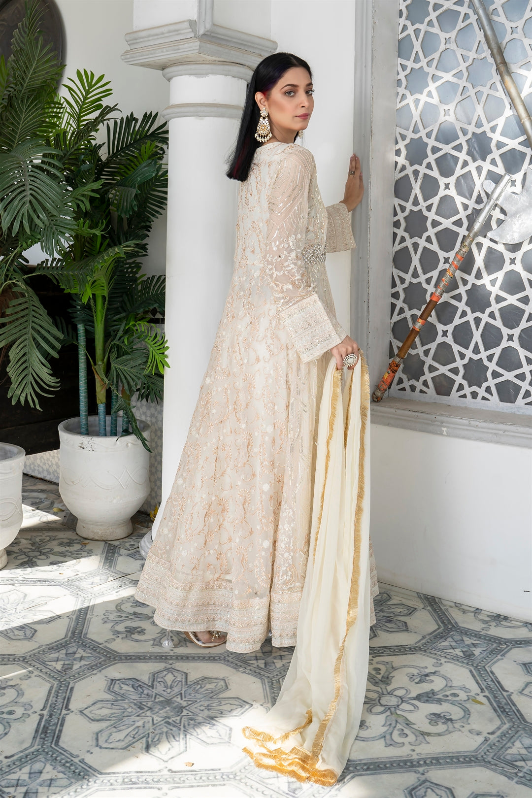 Manahils Stitched Formals Kurti 105