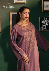Asim Jofa Premium Festive Ajpf-09 Embroidered Silk 2 Pcs