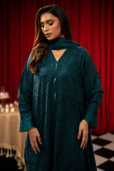 Freesia By Zouj 3 Piece Festive Edit-Emerald Elan