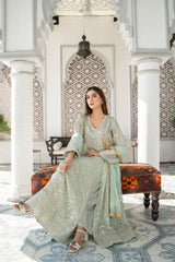 Manahils Stitched Formals Kurti 105