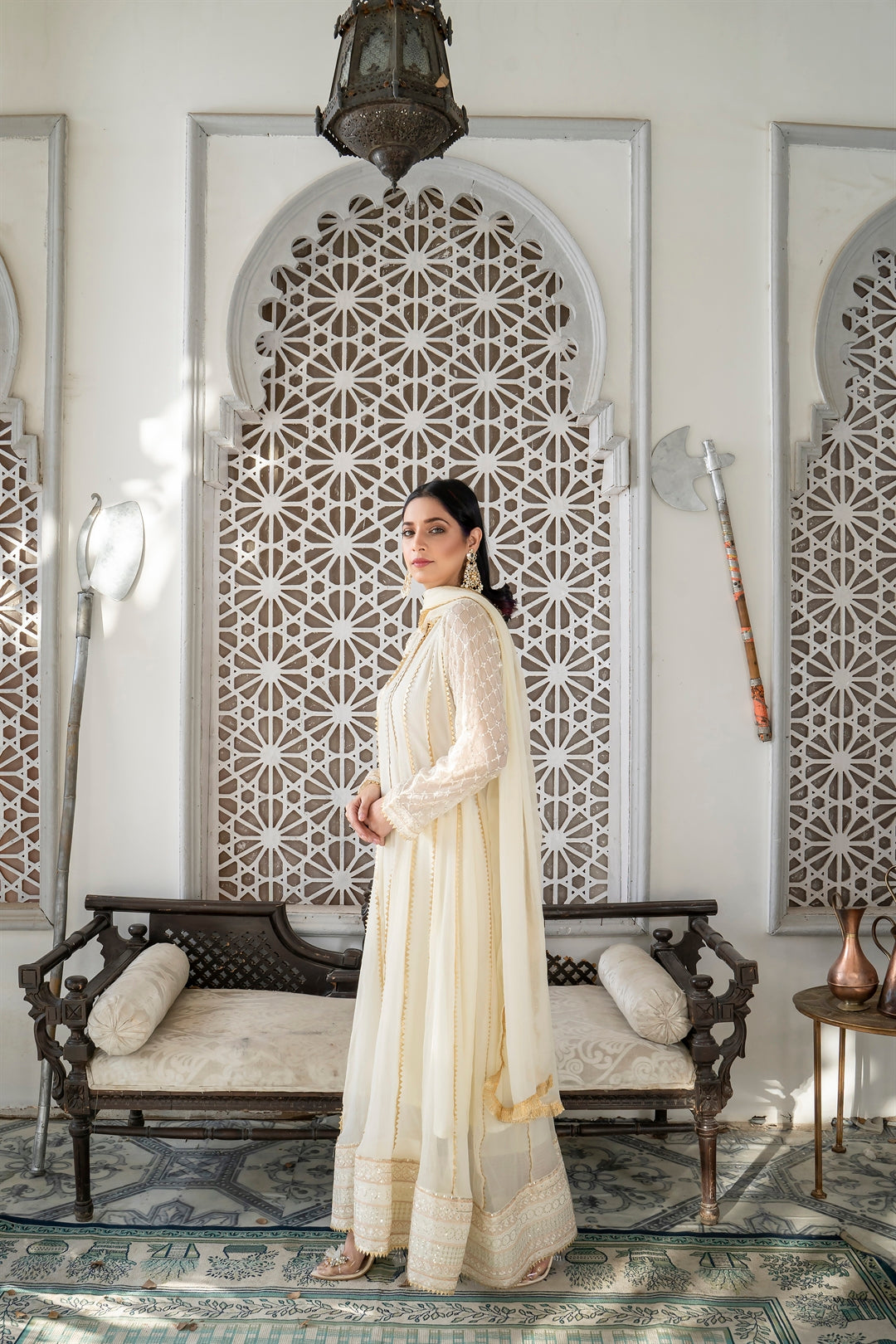 Manahils Stitched Formals Kurti 106
