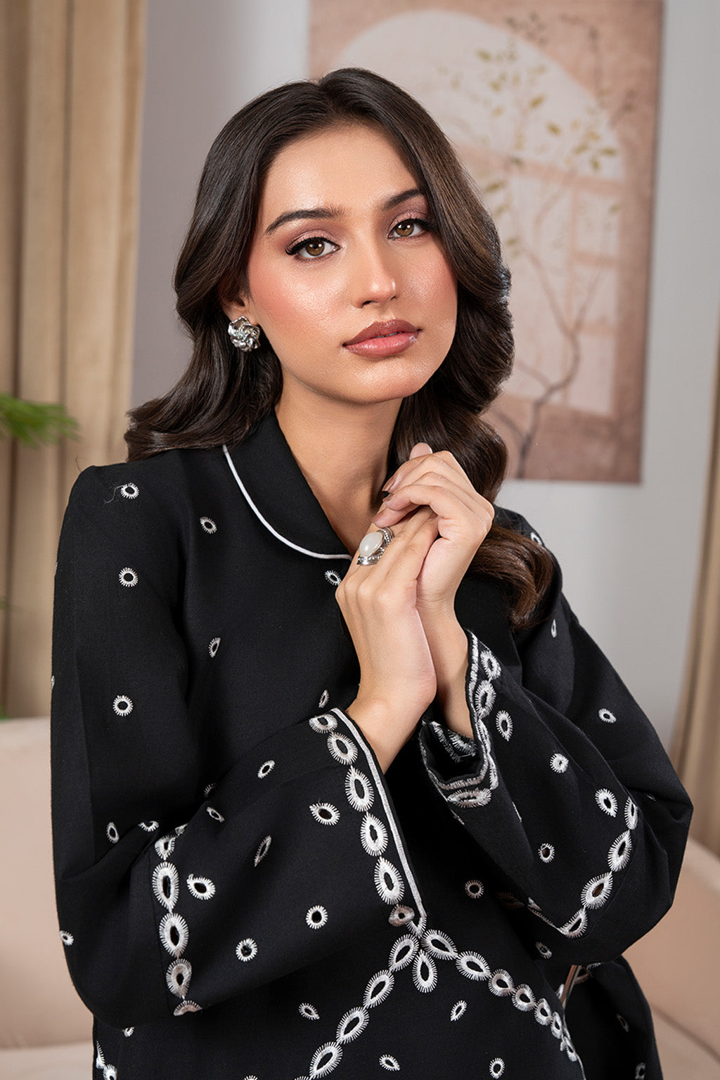 Solarie By Meeral Stitched 2 Piece Lawn Collection'2025-COR-007