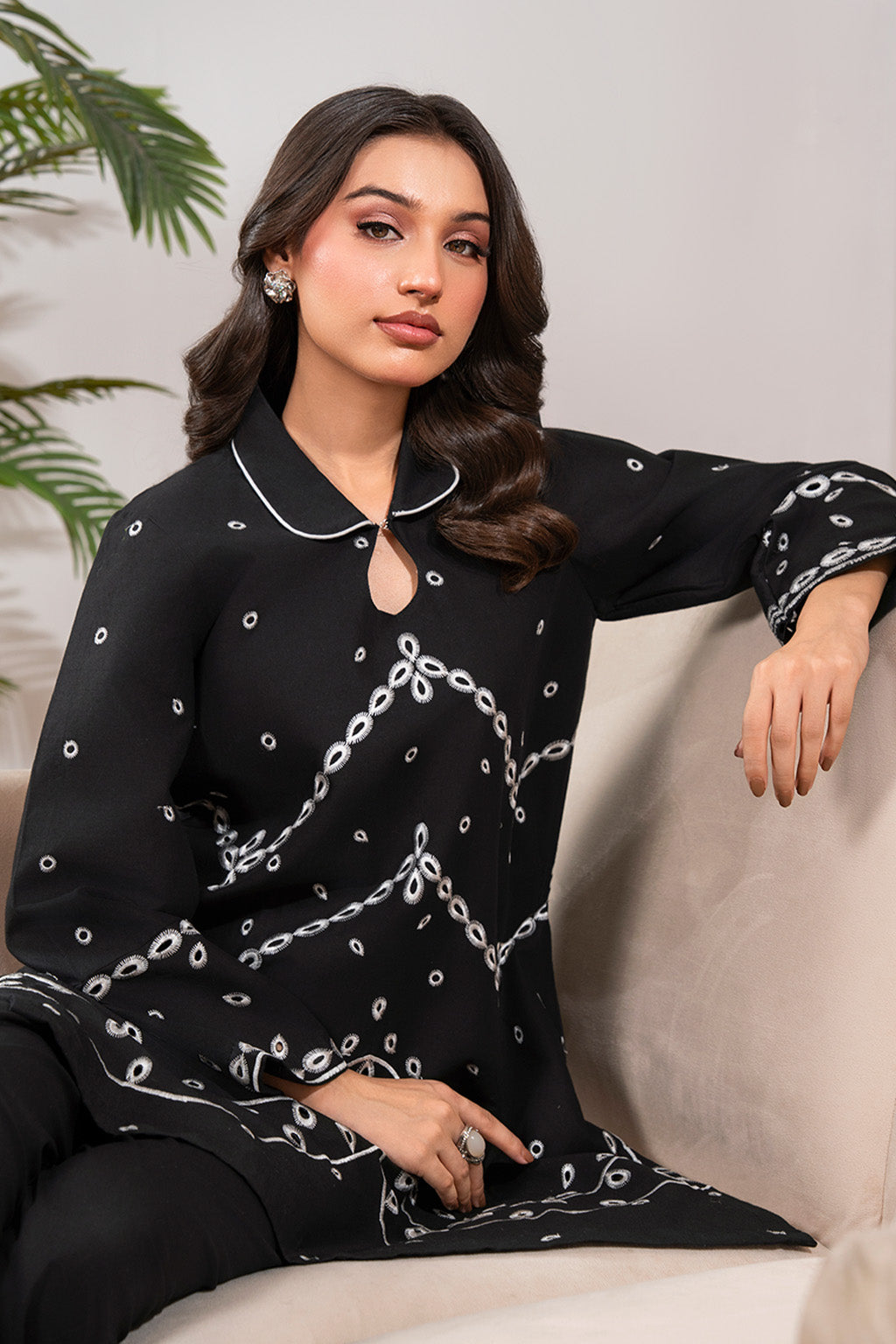 Solarie By Meeral Stitched 2 Piece Lawn Collection'2025-COR-007